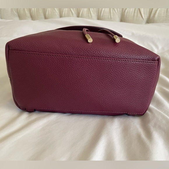 Kate Spade Small Breezy Mulberry Street Backpack Burgundy / Purple - Picture 7 of 16